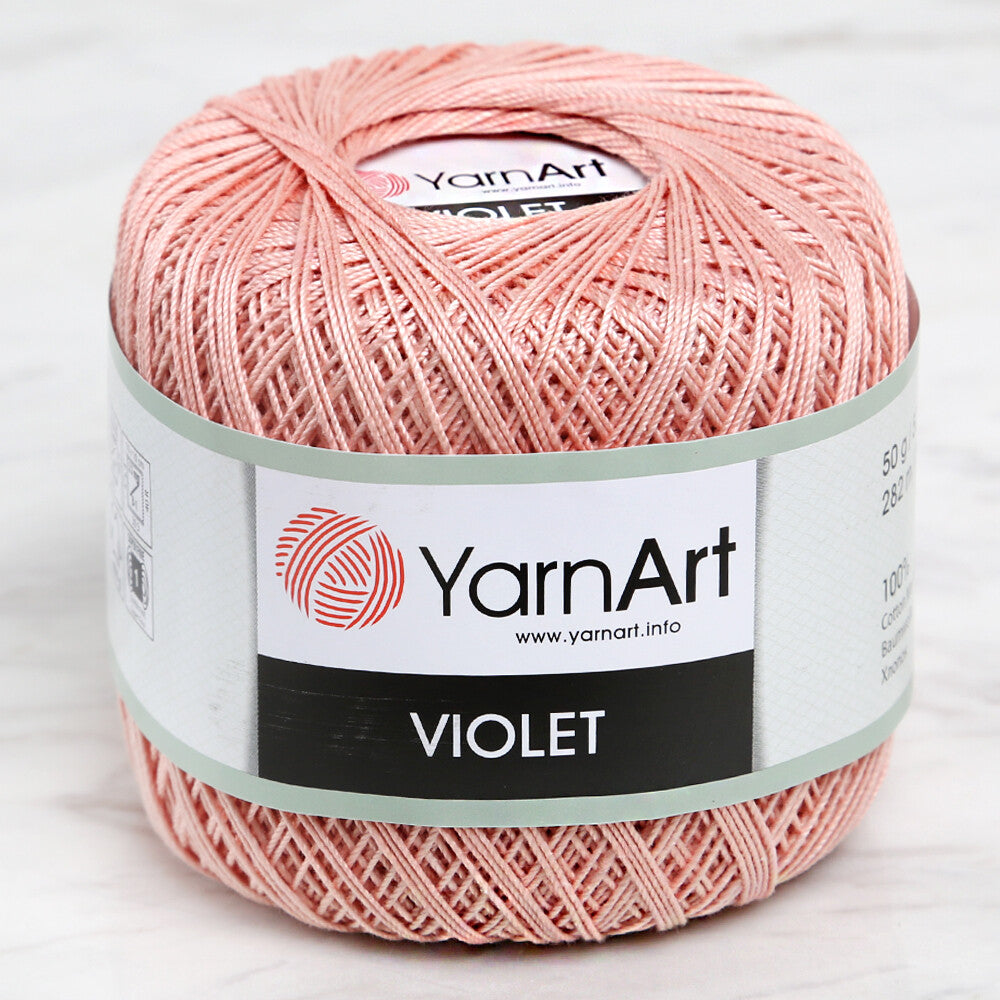 Yarnart Violet Açık Pembe Dantel İpi - 4105